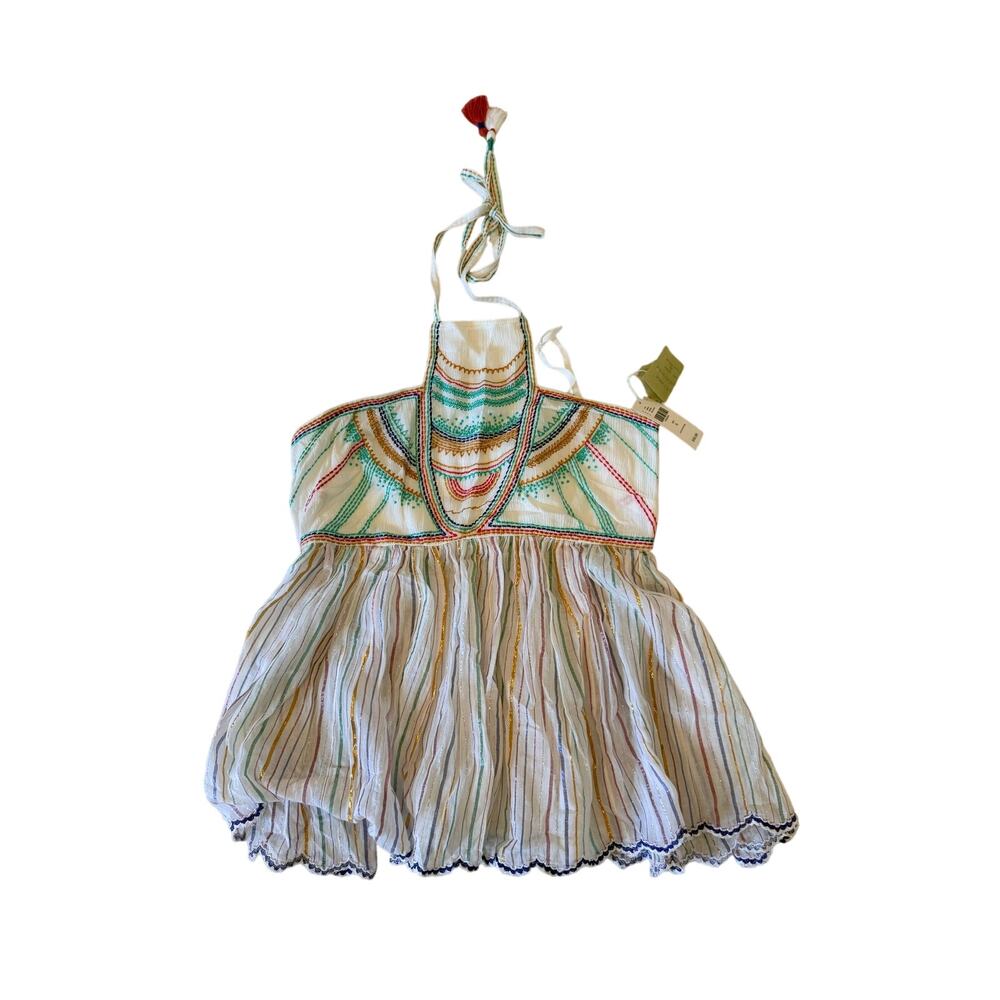 Anthropologie NWT Women's Tie Neck Shirt - Size 6